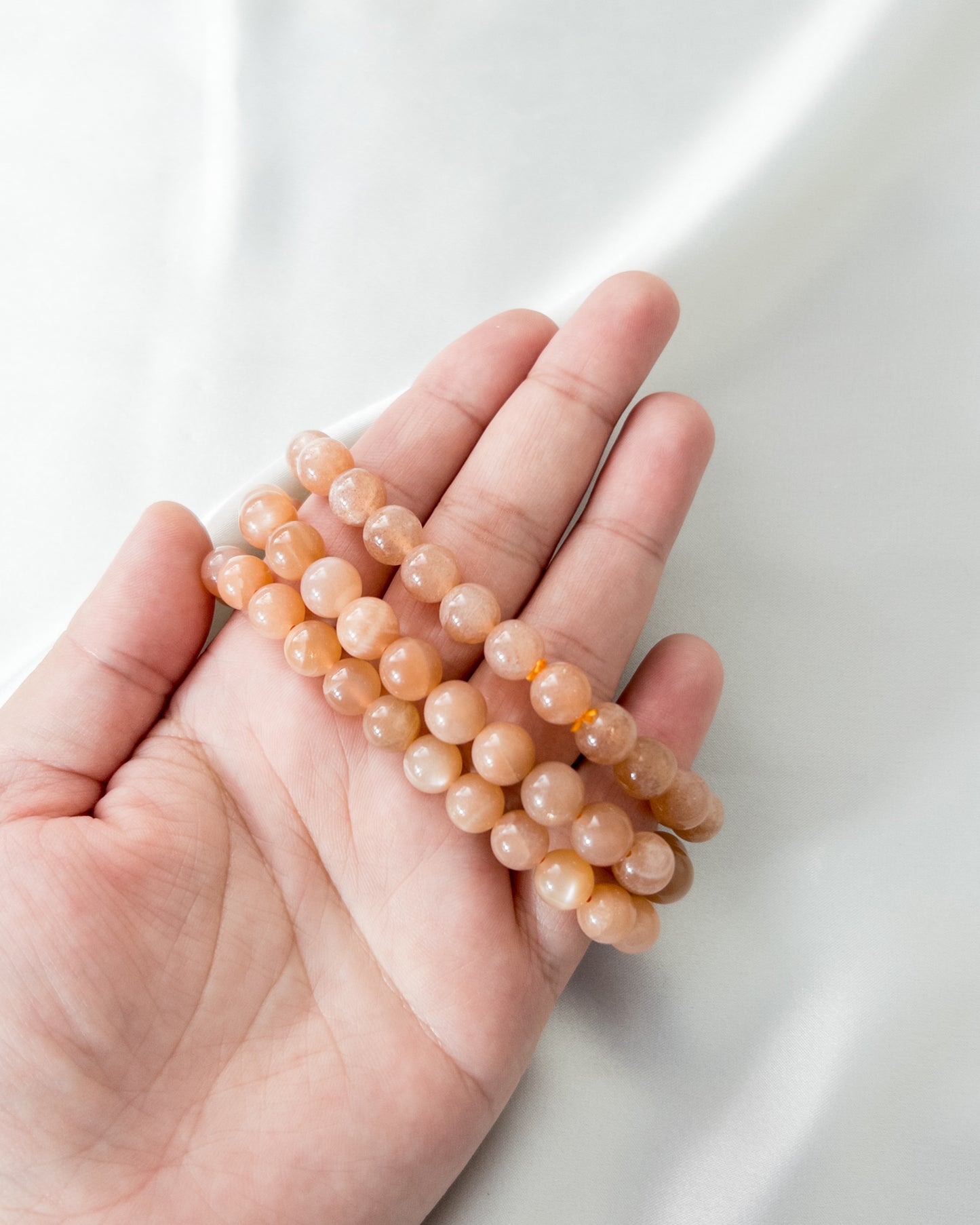 Peach Moonstone Bracelet