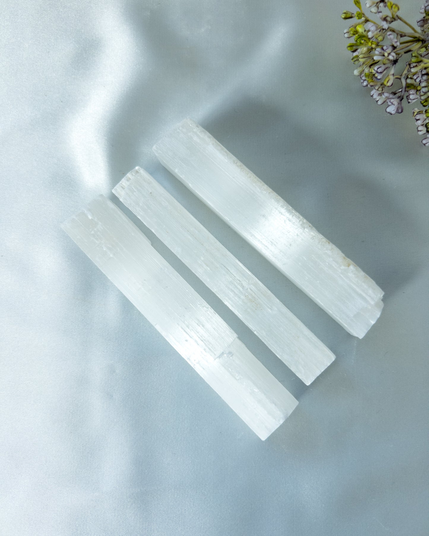 Selenite Rough Rod