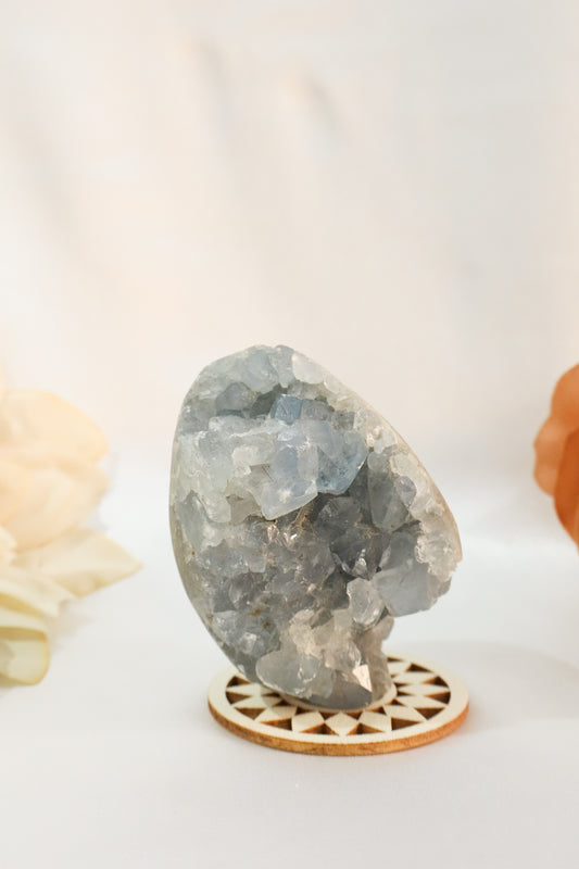 Celestite Cluster Egg #14