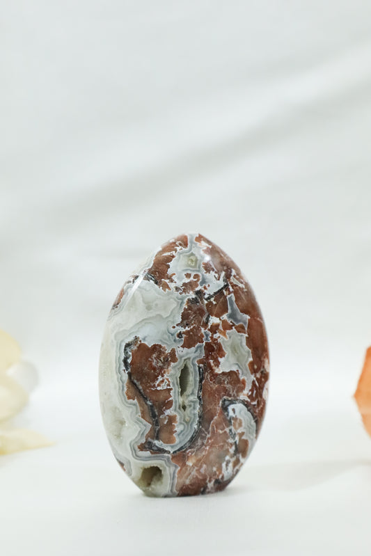 Sangria Lace Agate Flame #7