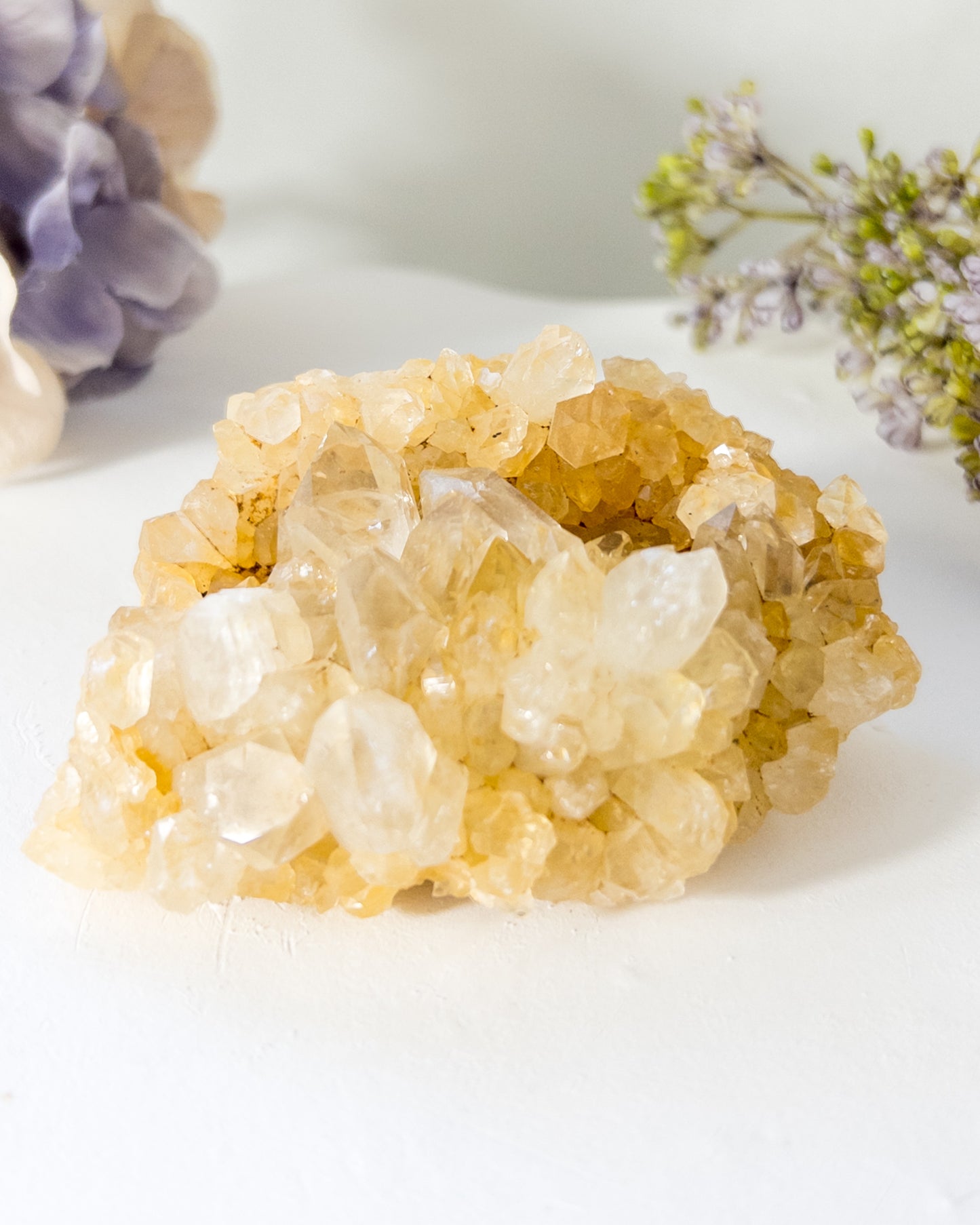 Quartz Cluster w/ Limonite #1