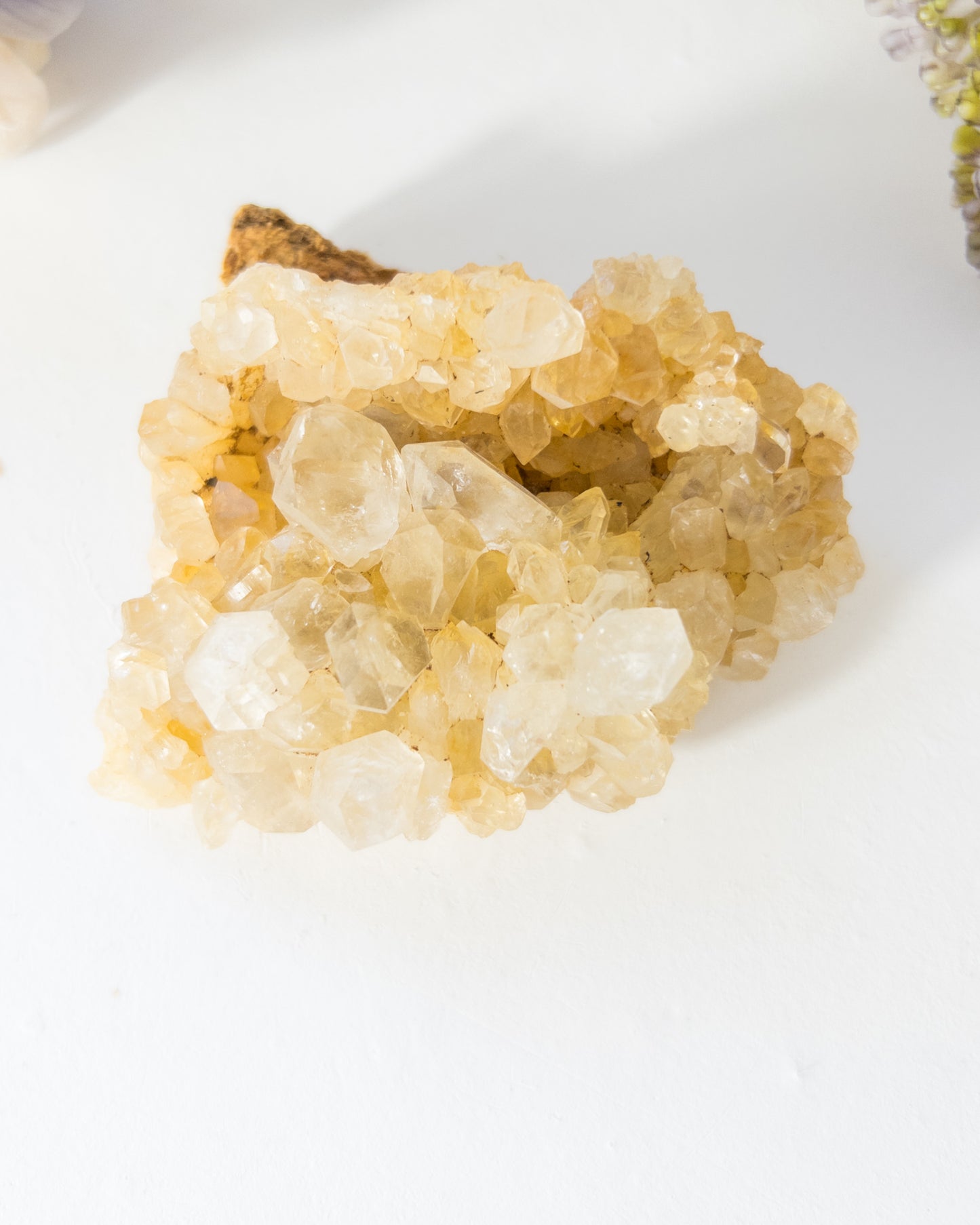 Quartz Cluster w/ Limonite #1