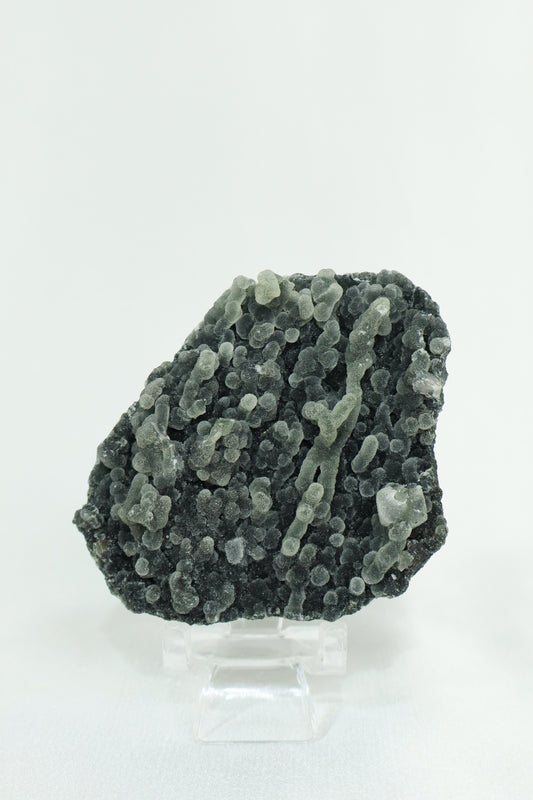 Black Chalcedony & Apophyllite Cluster - High Quality #3