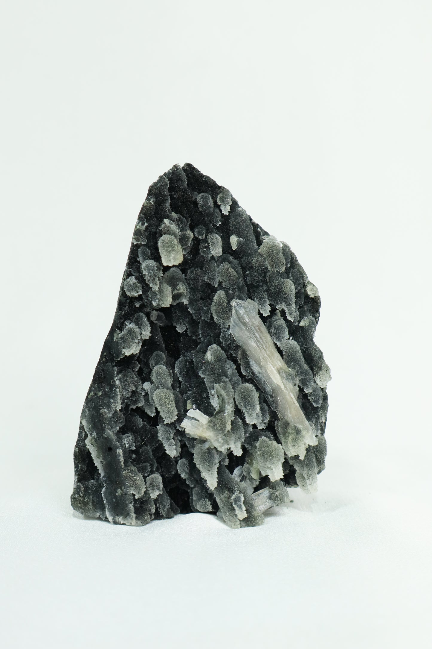 Black Chalcedony & Apophyllite Cluster #12