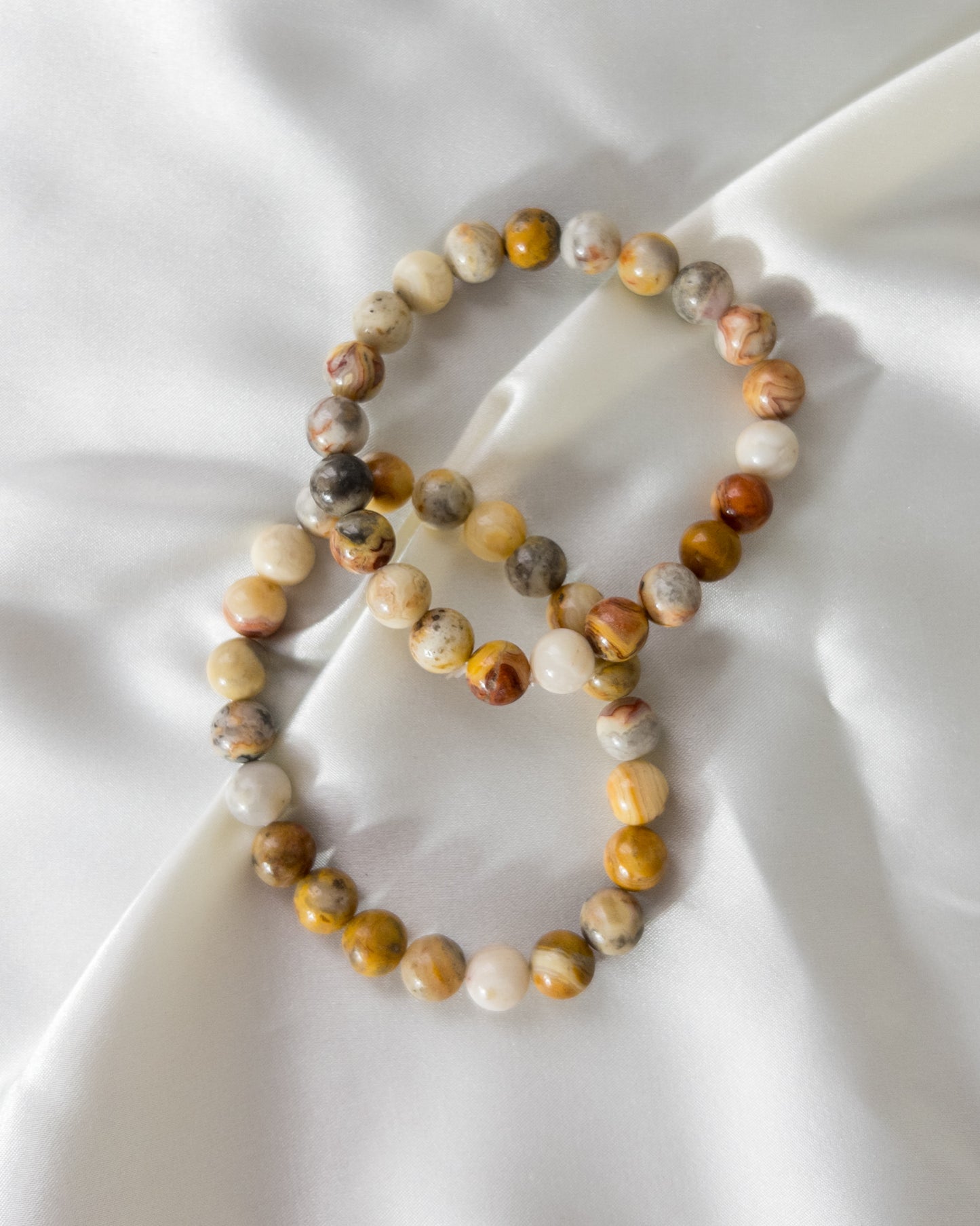 Crazy Lace Agate Bracelet