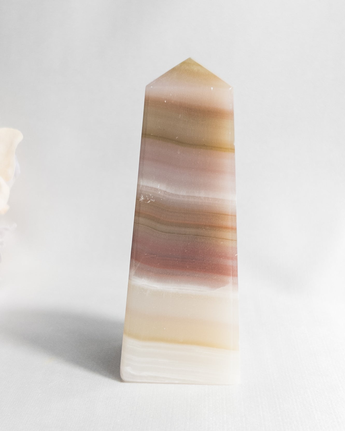 Pink Banded Onyx Obelisks