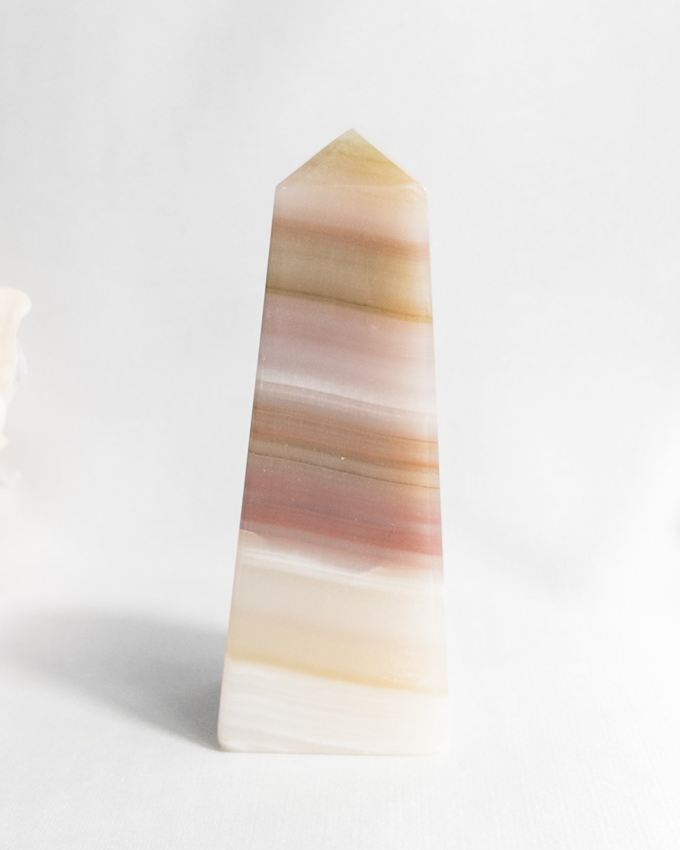 Pink Banded Onyx Obelisks