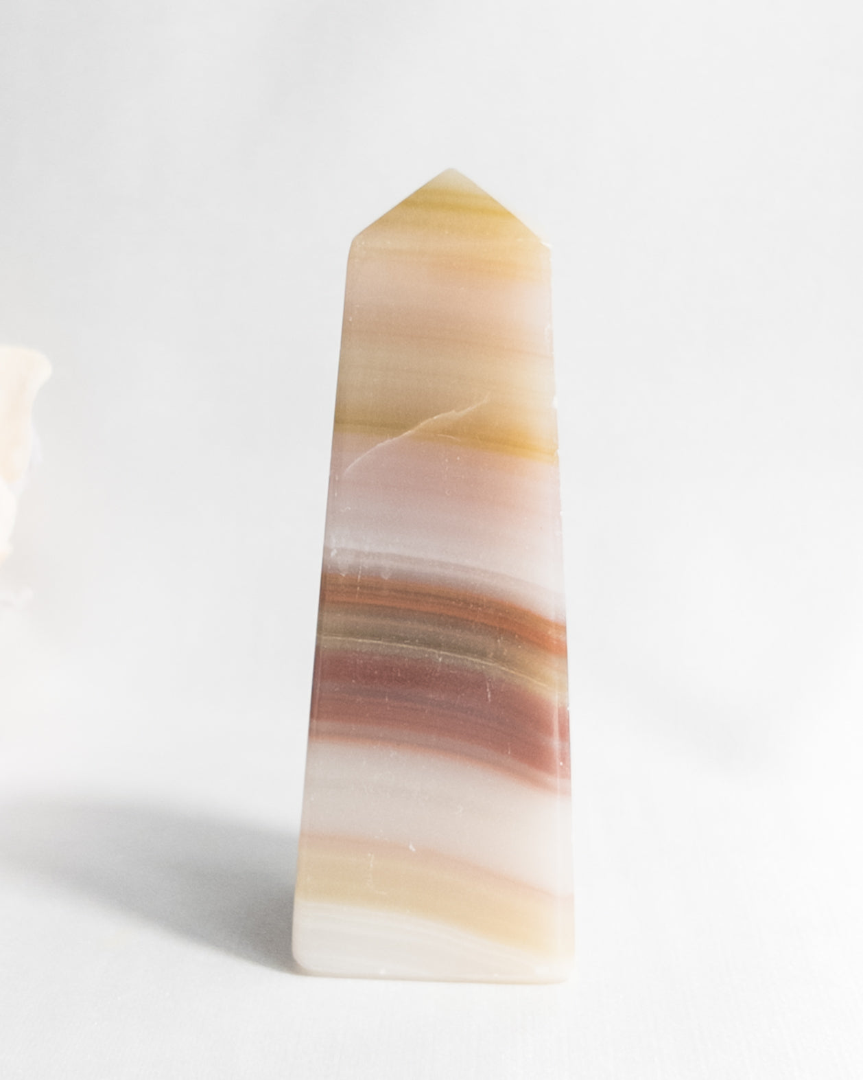 Pink Banded Onyx Obelisks