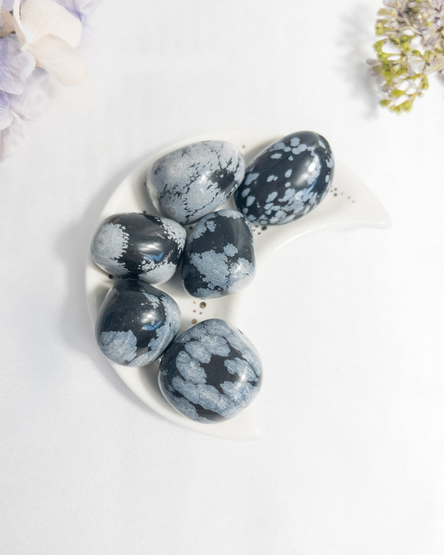 Snowflake Obsidian Tumbles