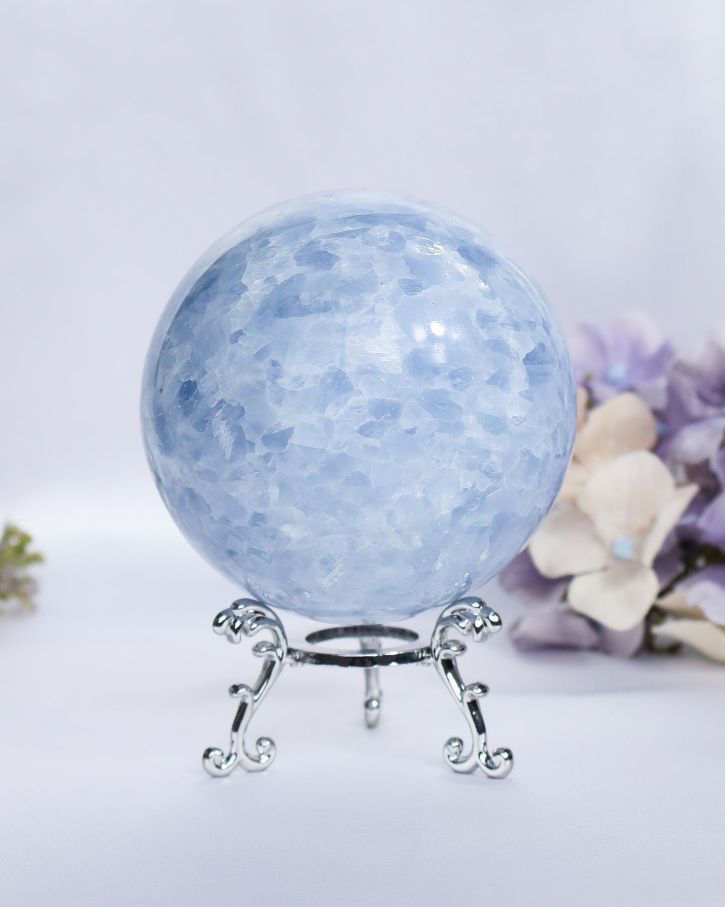 Blue Calcite Sphere #5