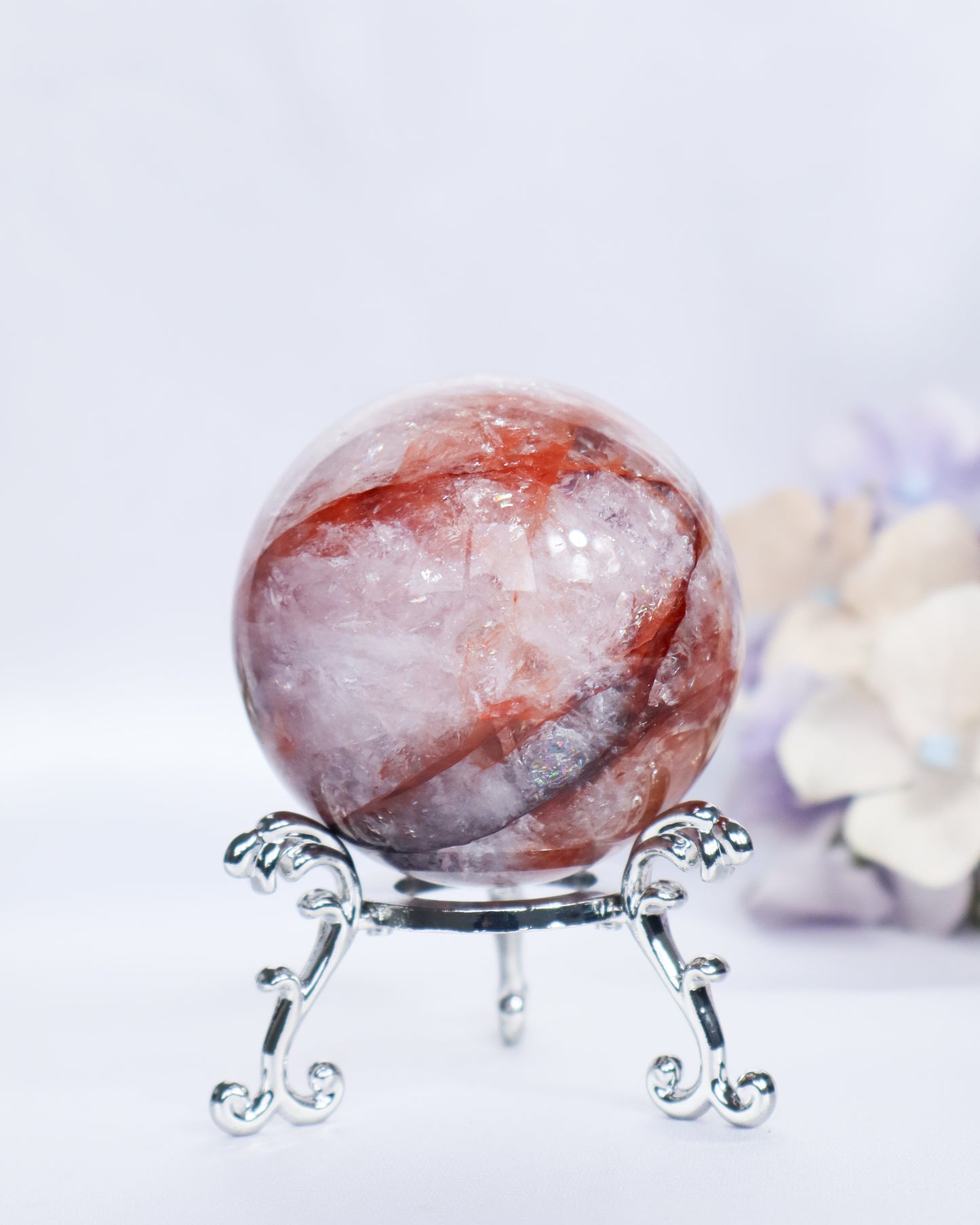 Fire Quartz Sphere #1