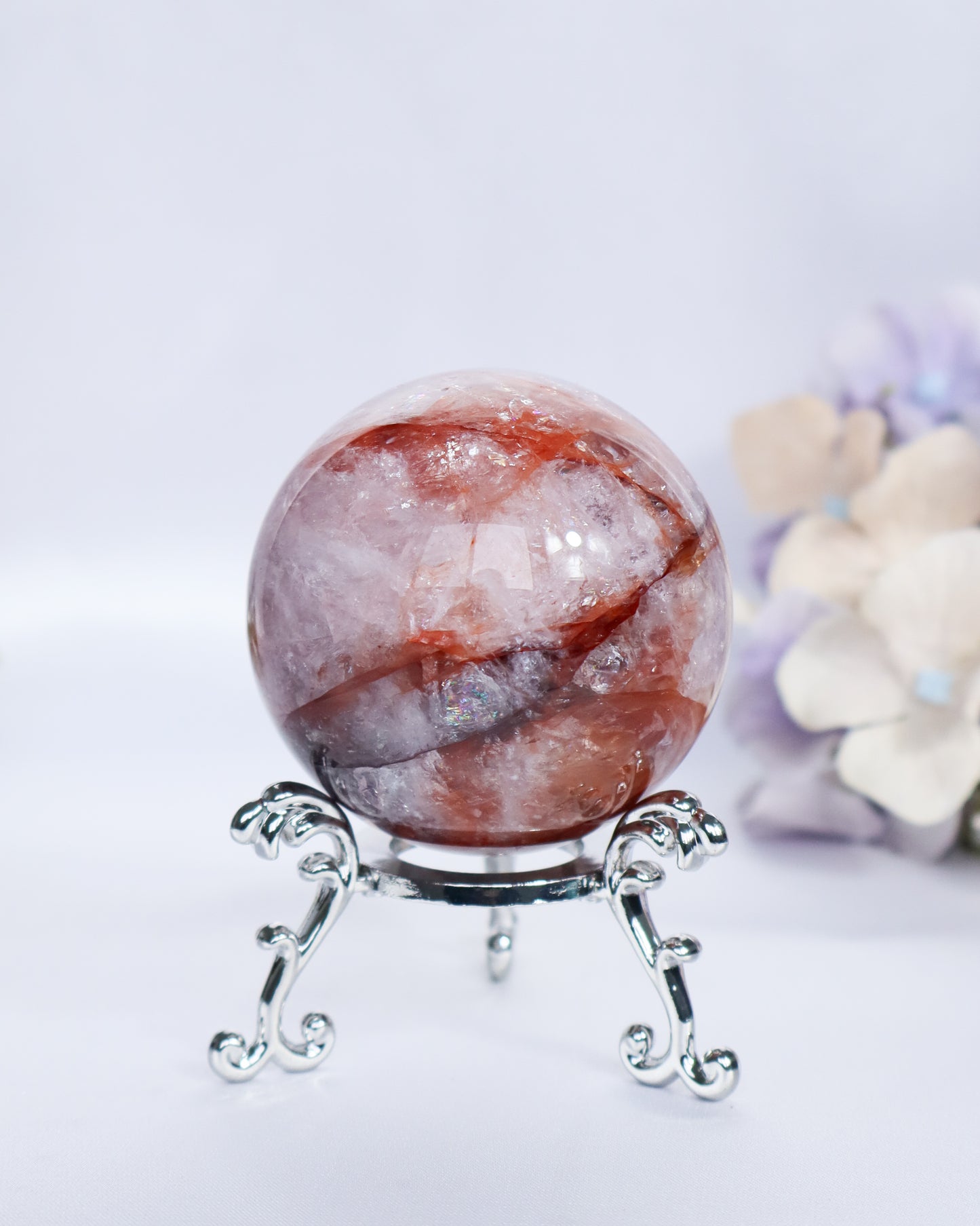 Fire Quartz Sphere #1