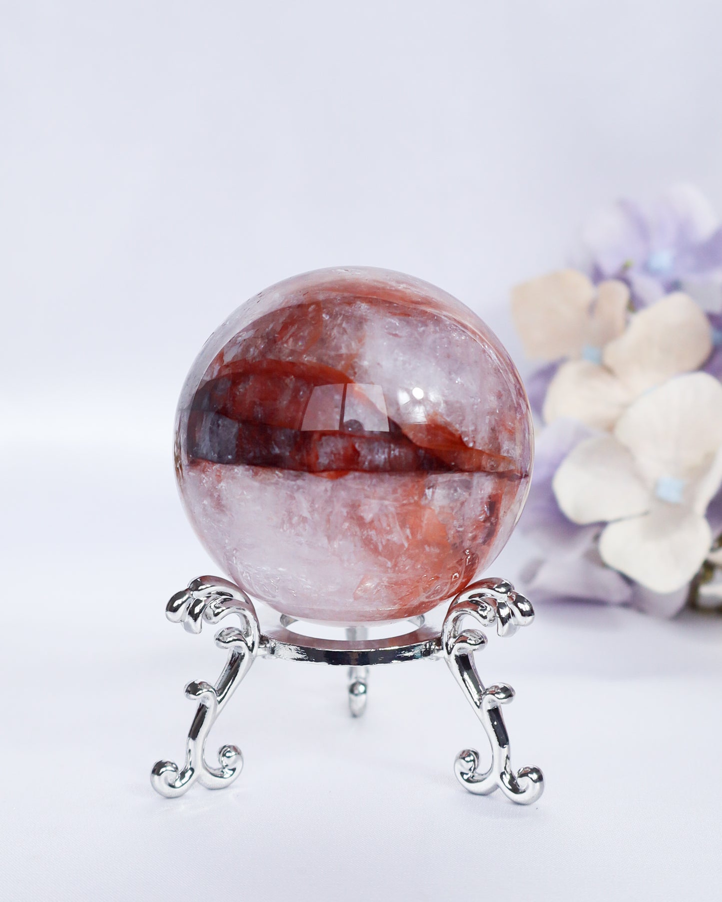 Fire Quartz Sphere #1