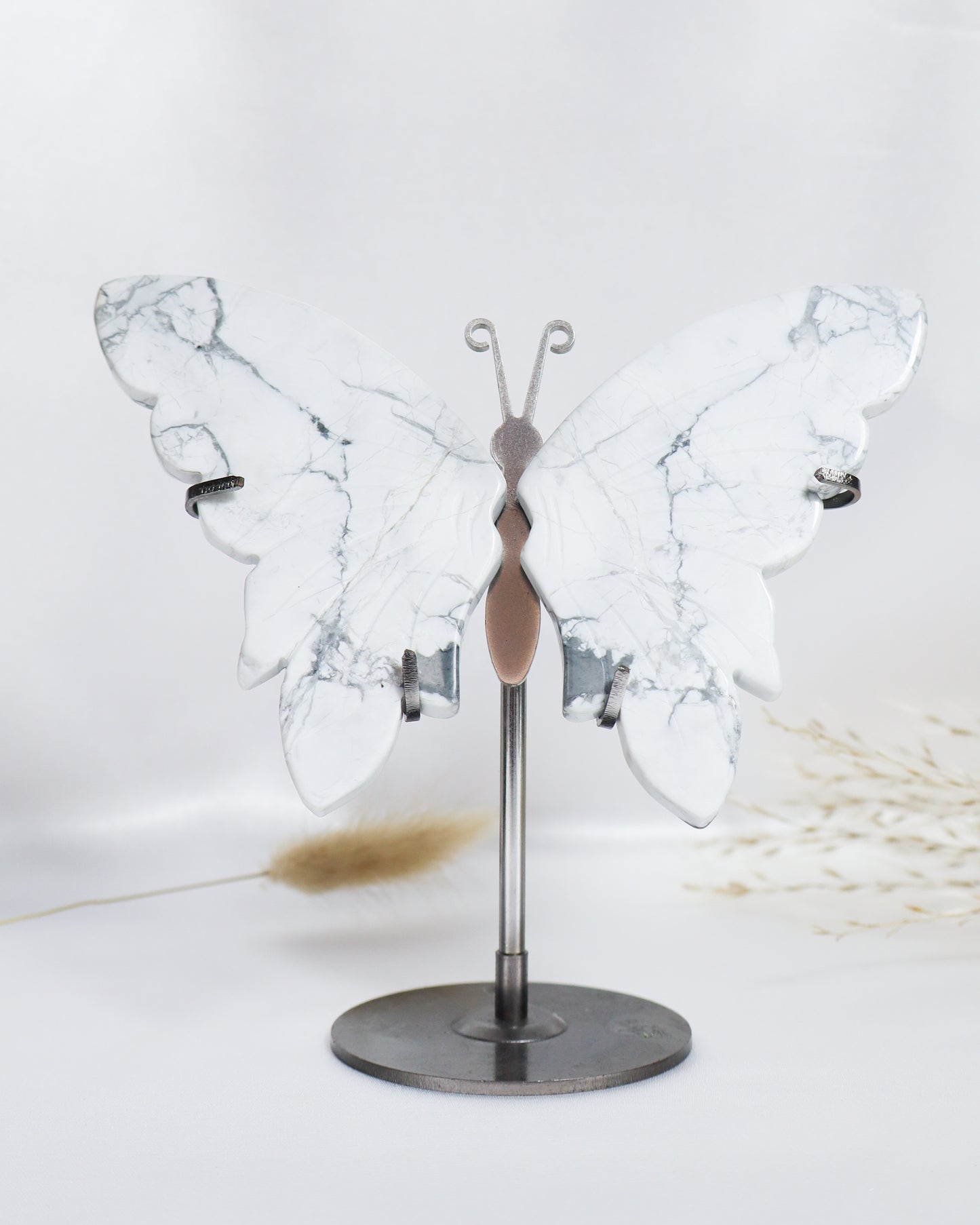 White Howlite Butterfly Wings