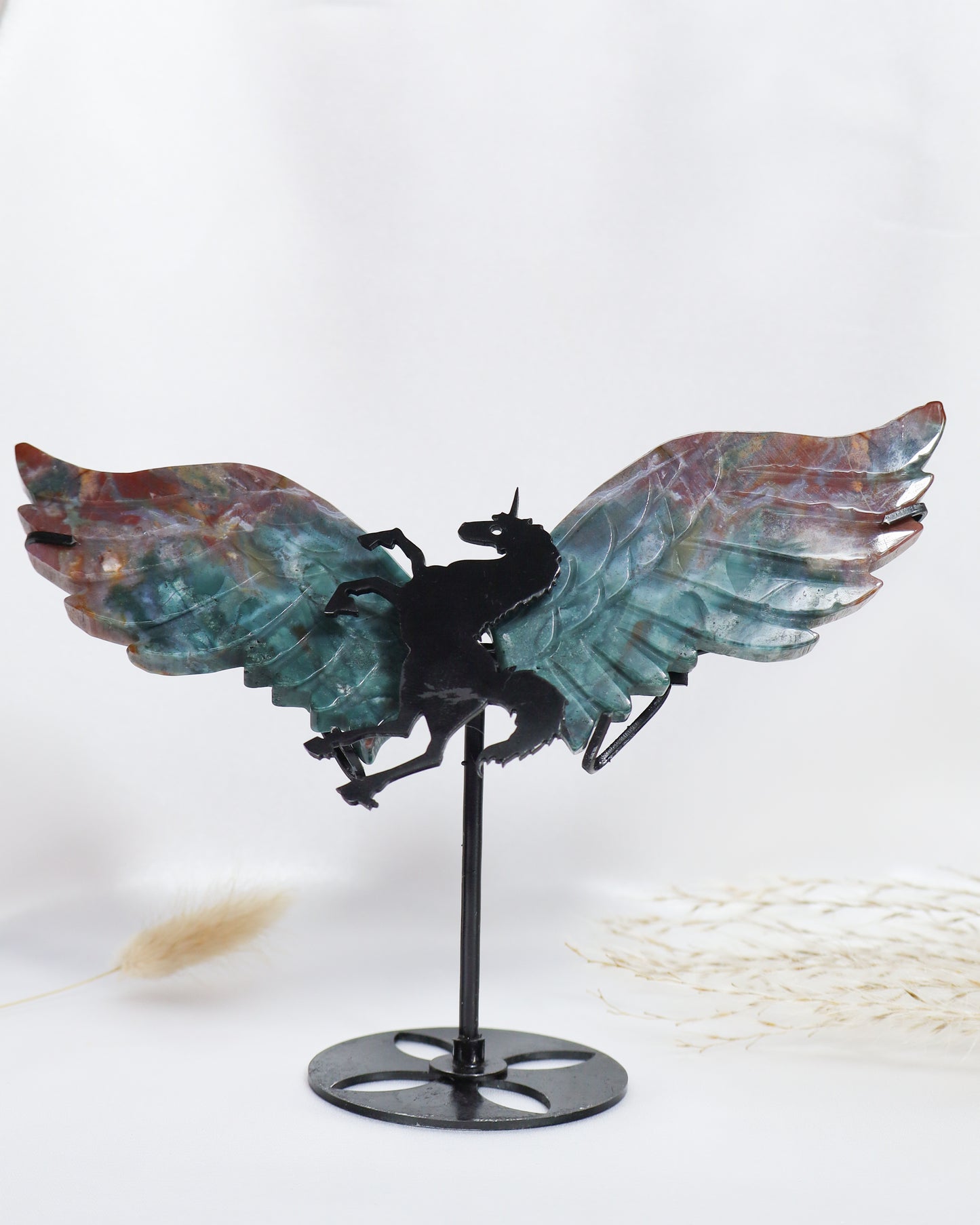 Ocean Jasper Unicorn Wings #1