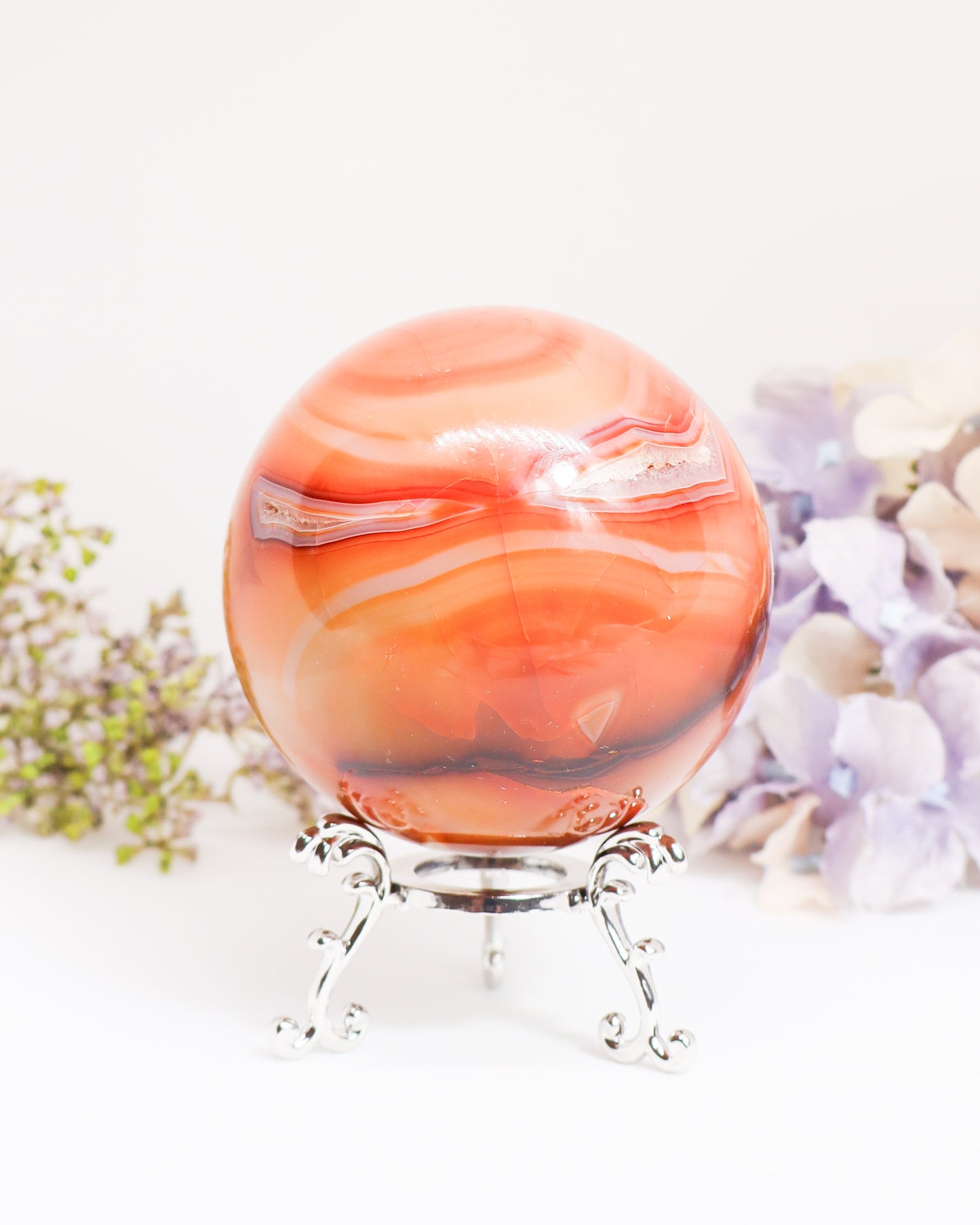 Carnelian Sphere #4