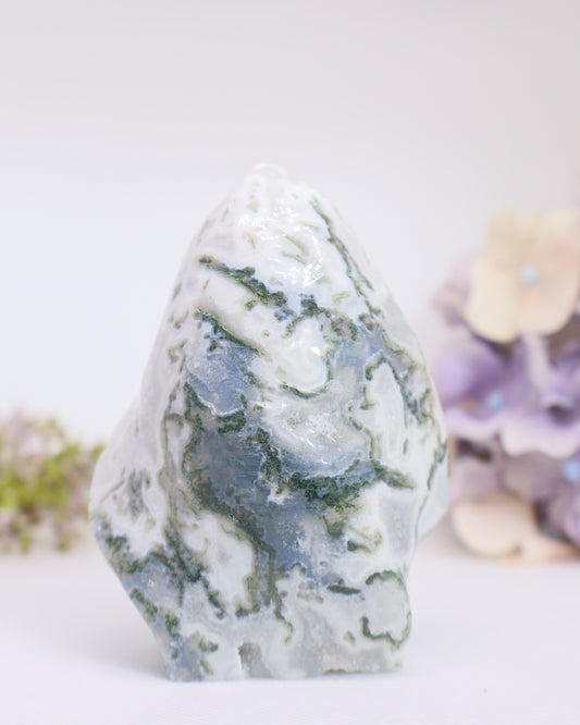 Moss Agate Flame #2