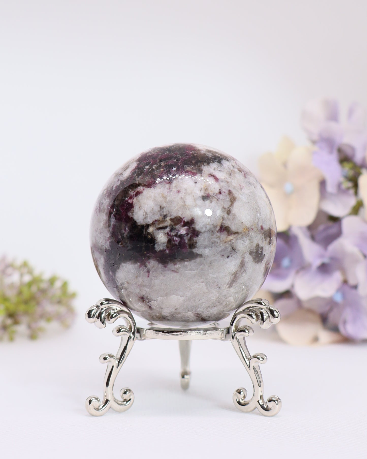 Pink Tourmaline Sphere #1