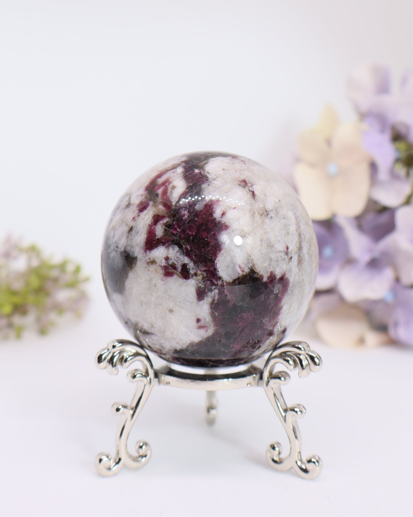 Pink Tourmaline Sphere #1