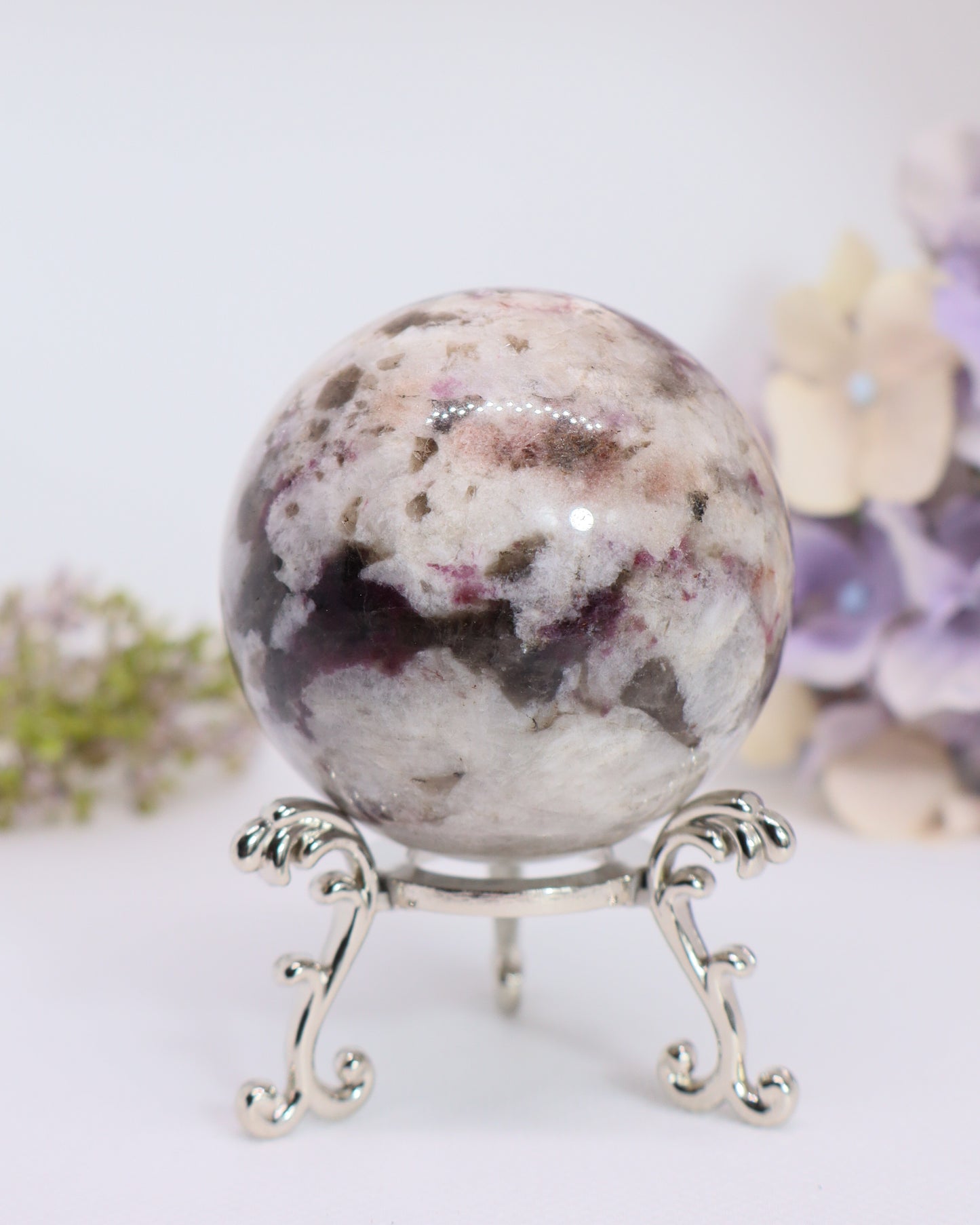 Pink Tourmaline Sphere #2