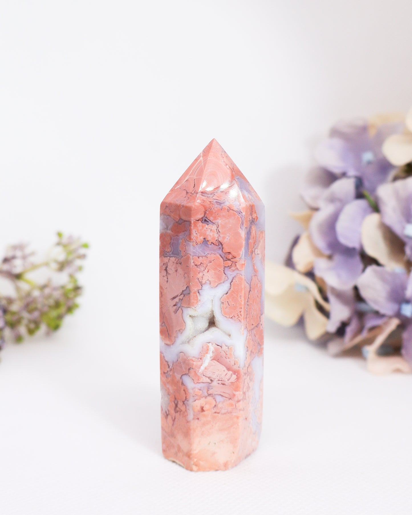 Pink Agate Tower #8