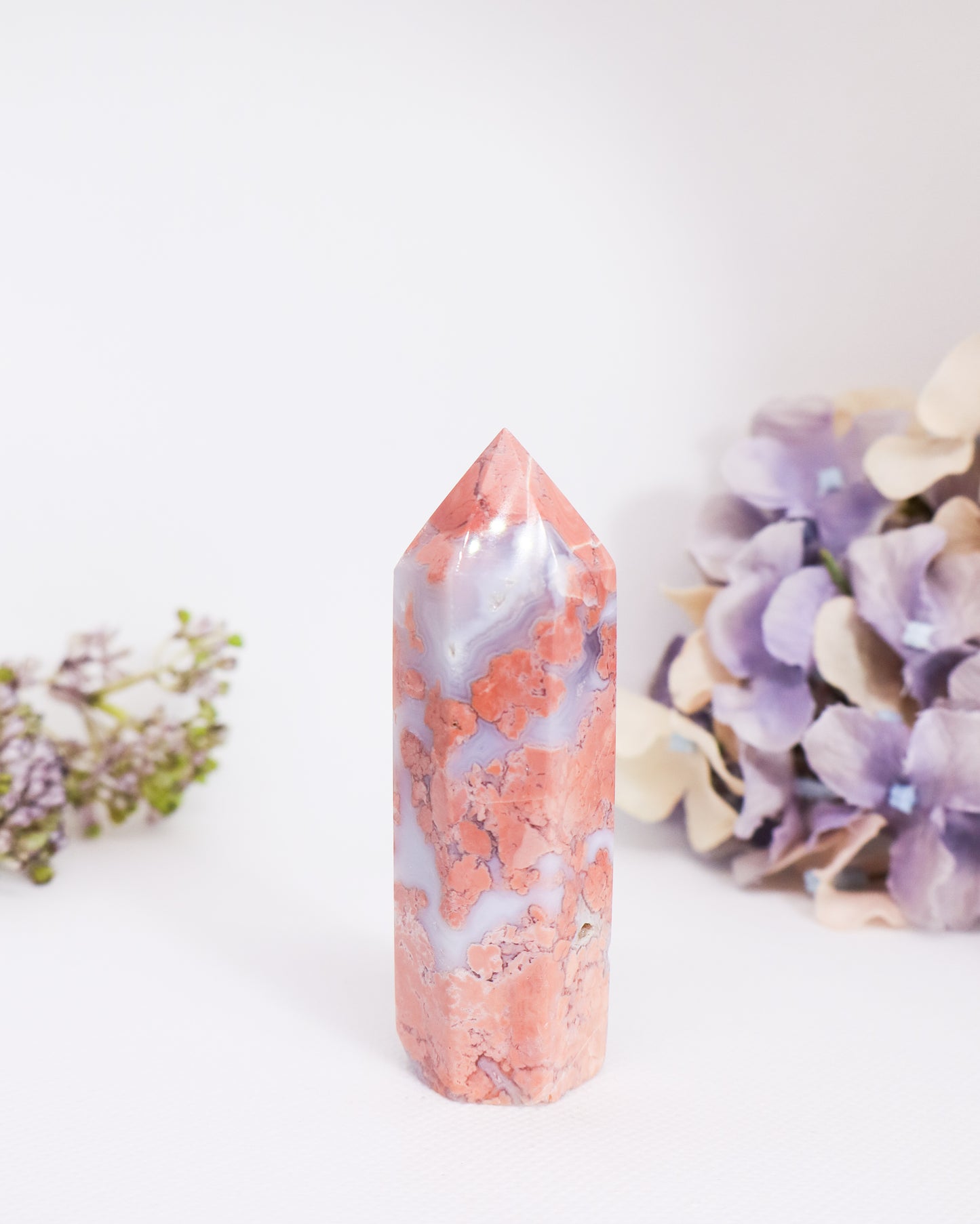 Pink Agate Tower #8