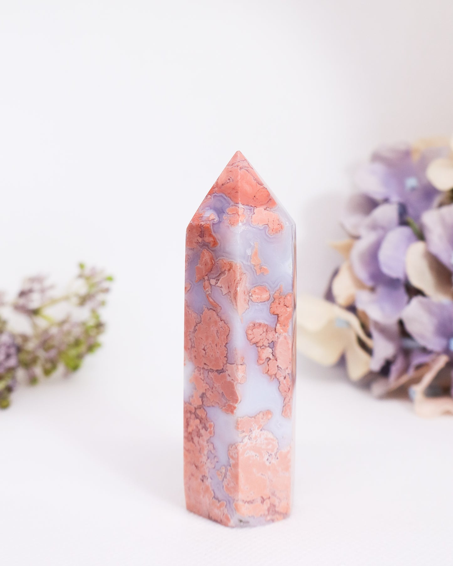 Pink Agate Tower #8