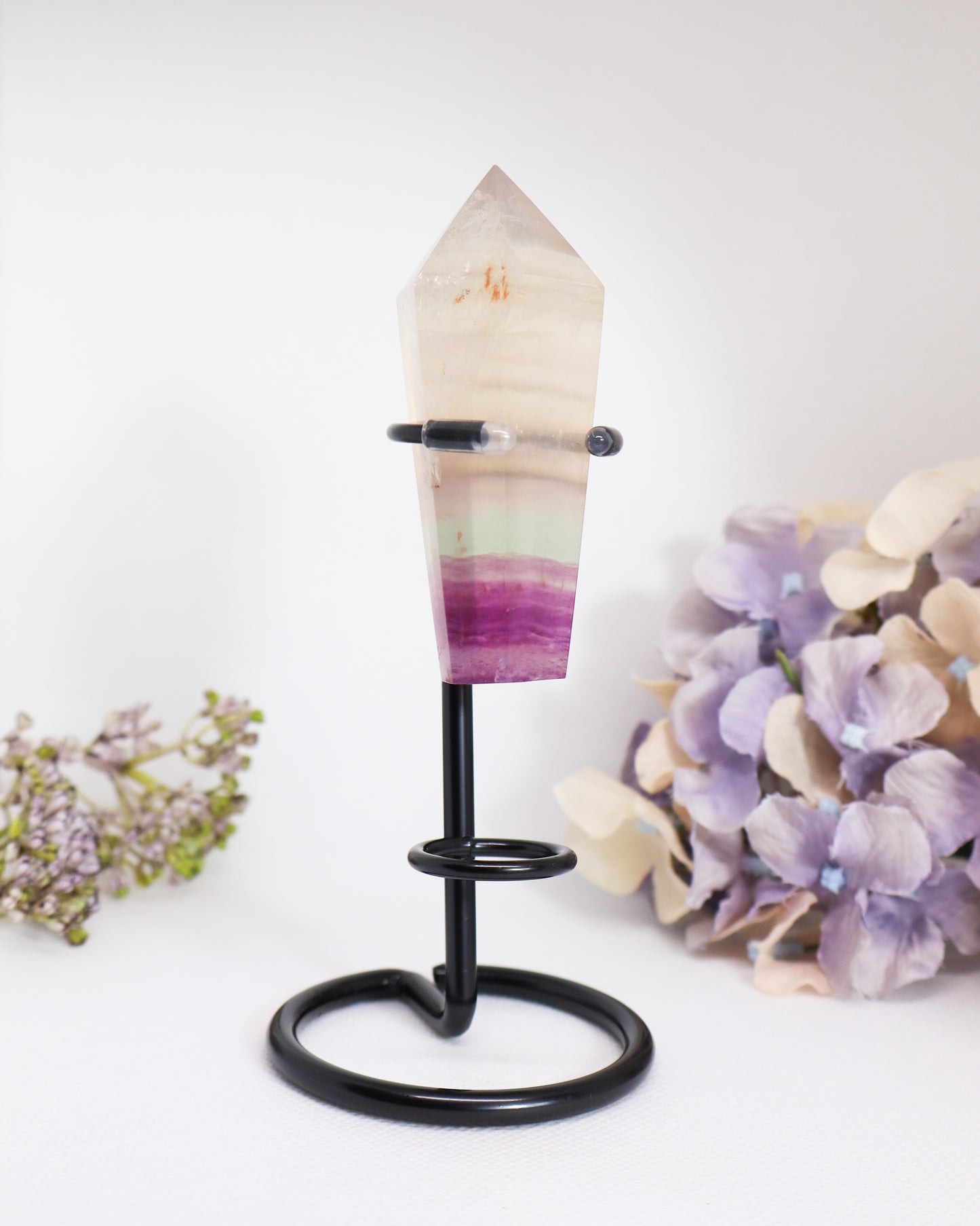 Candy Fluorite Wand on Stand #3