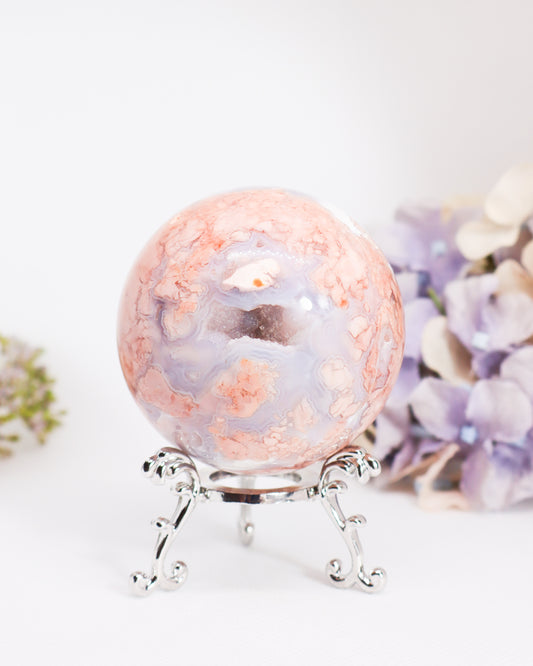 Pink Agate Sphere #6