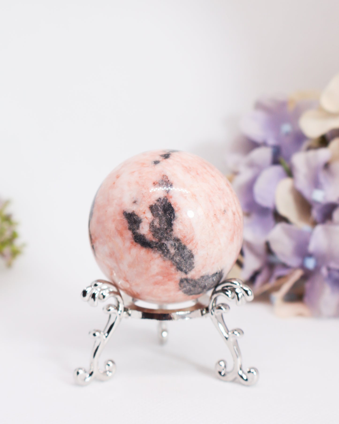 Pink Zebra Jasper Sphere #3