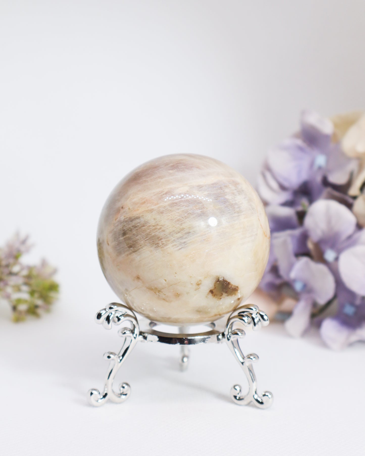 Sunstone Moonstone Sphere #3