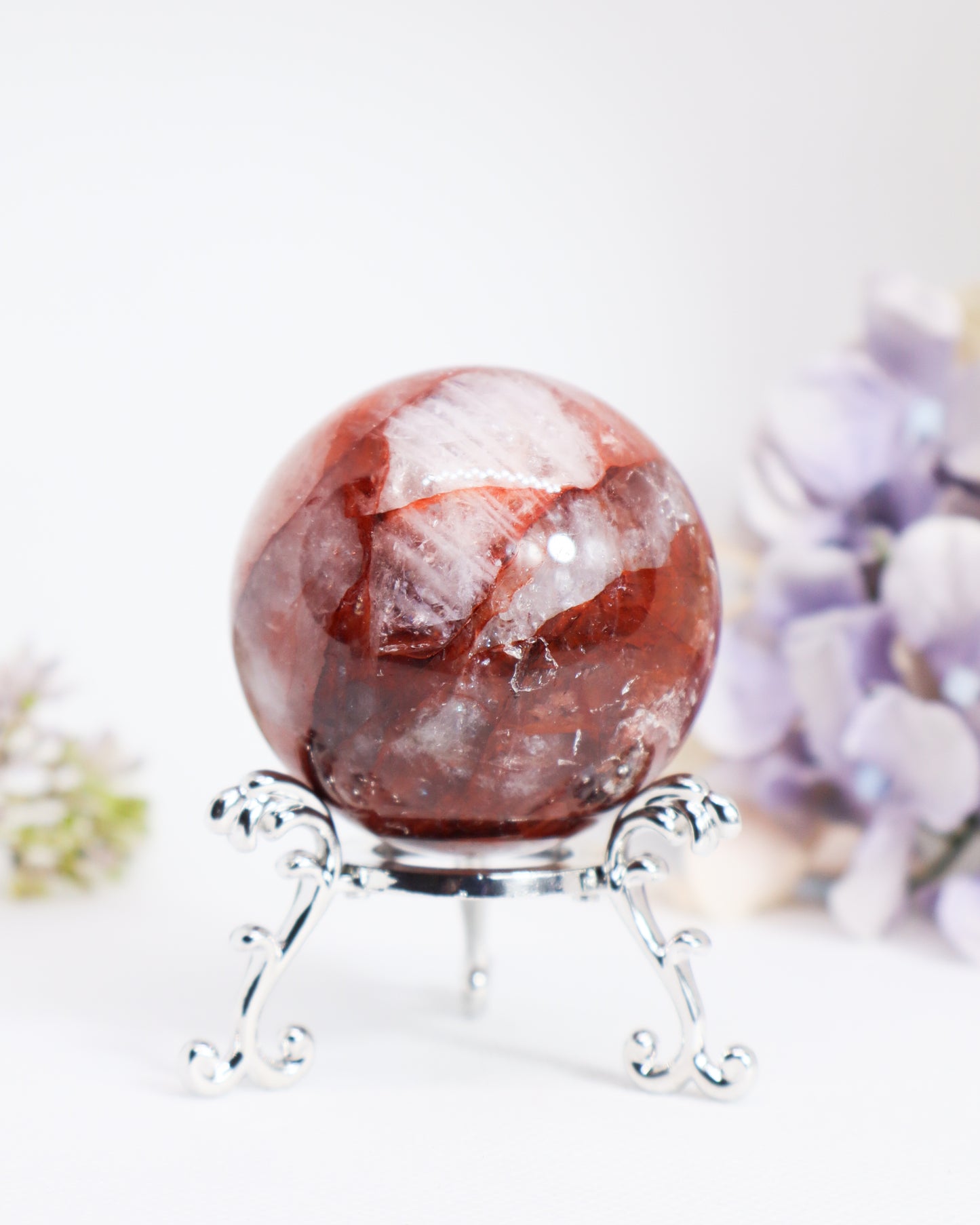 Fire Quartz Sphere #2