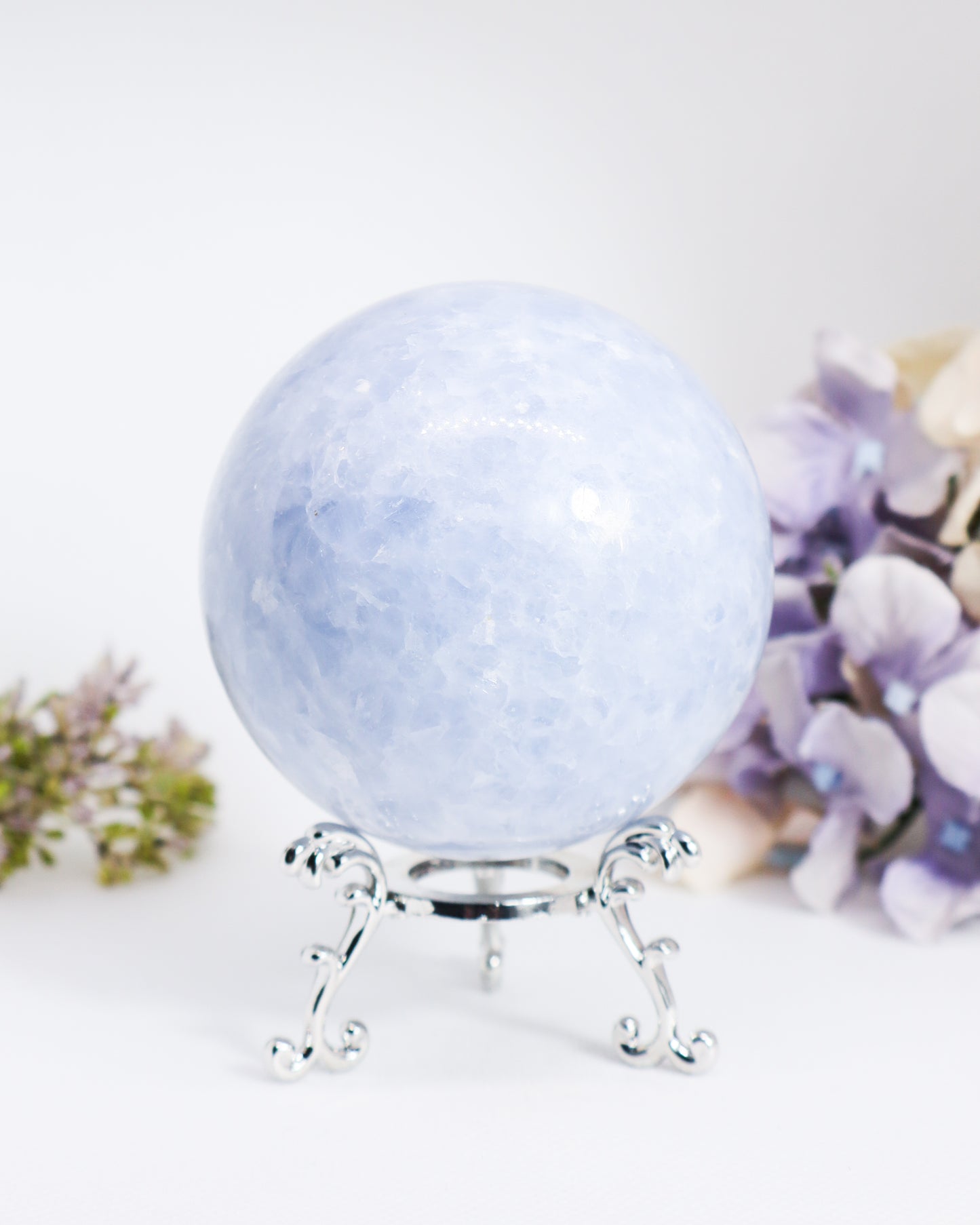 Blue Calcite Sphere #7