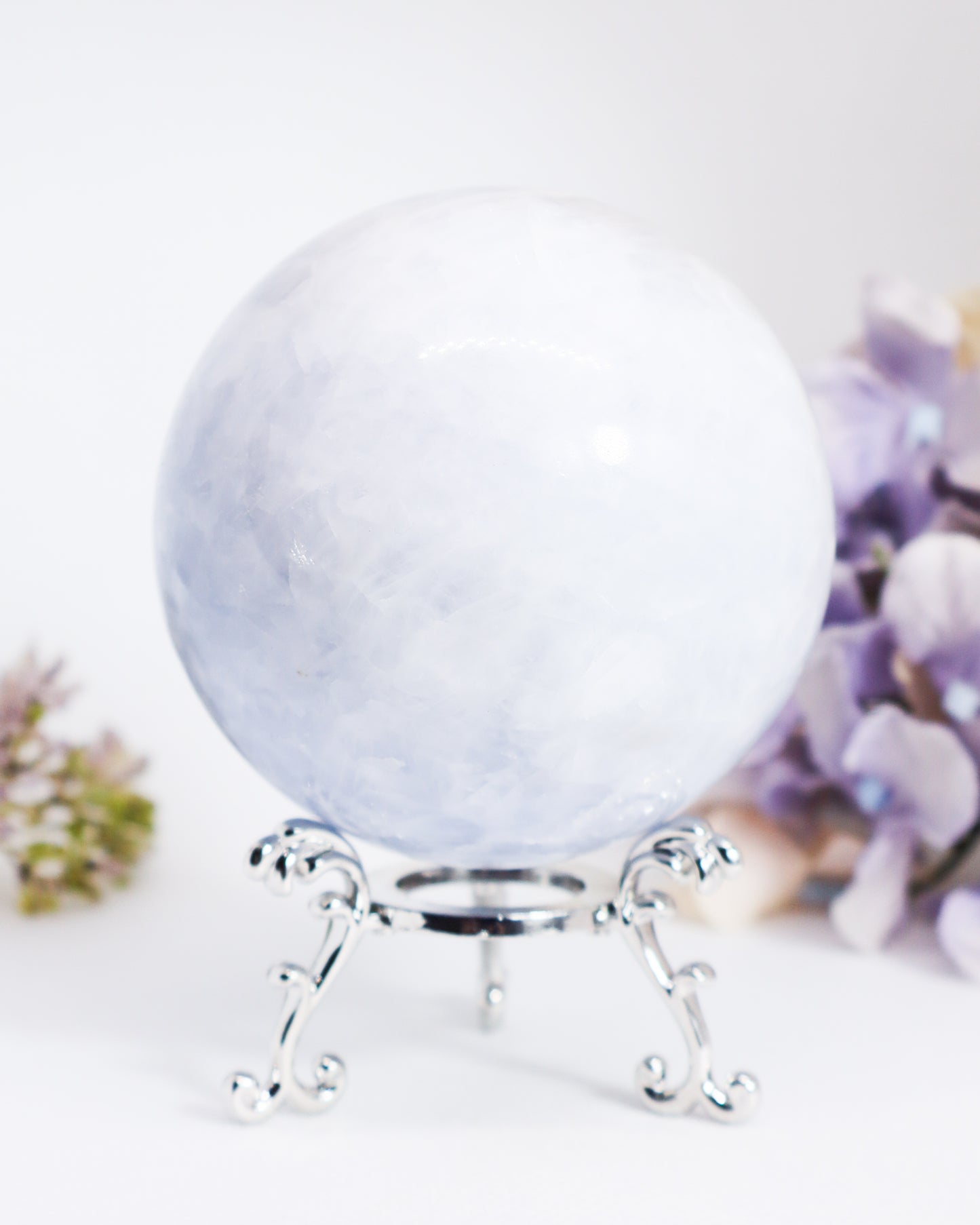 Blue Calcite Sphere #7