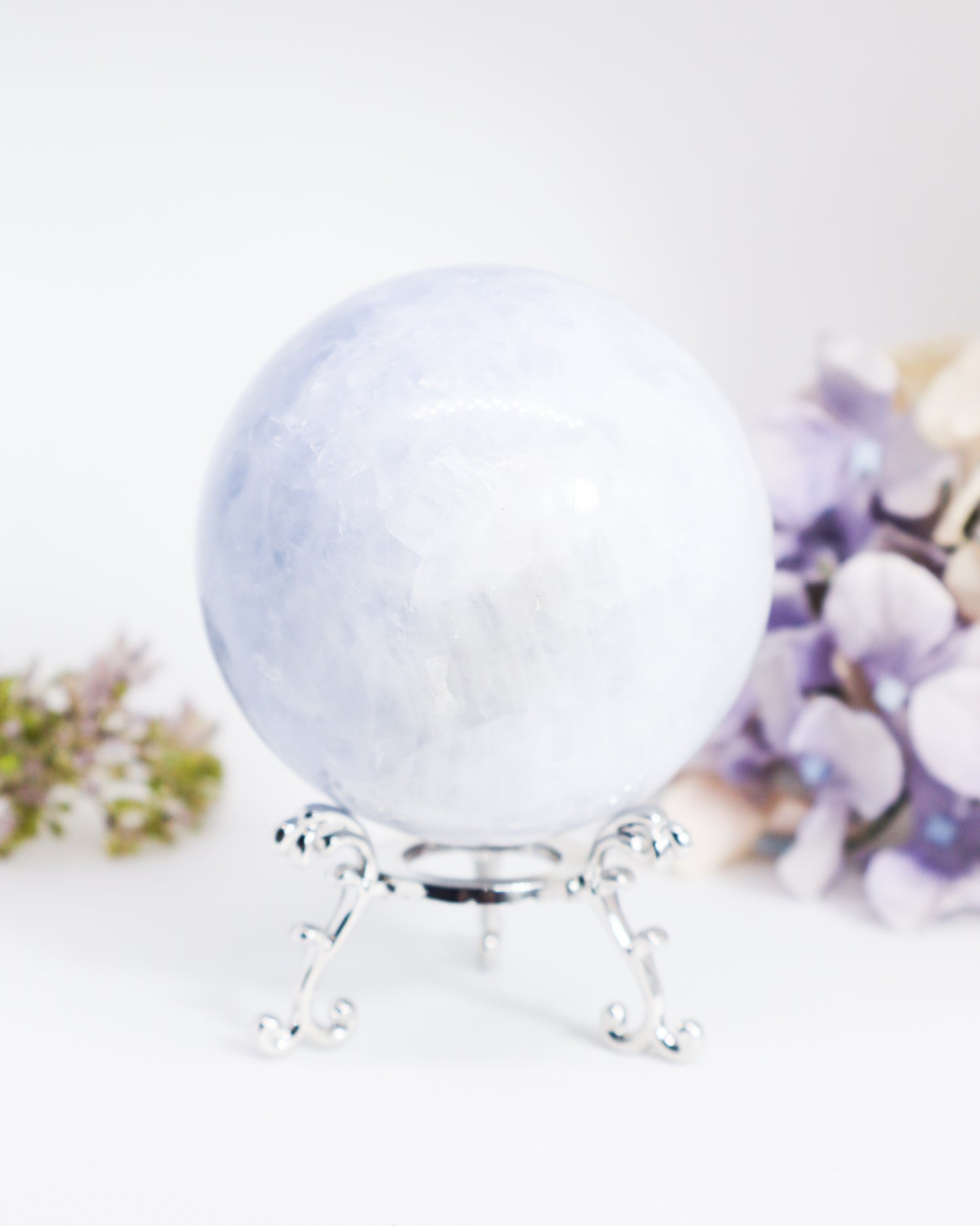 Blue Calcite Sphere #7