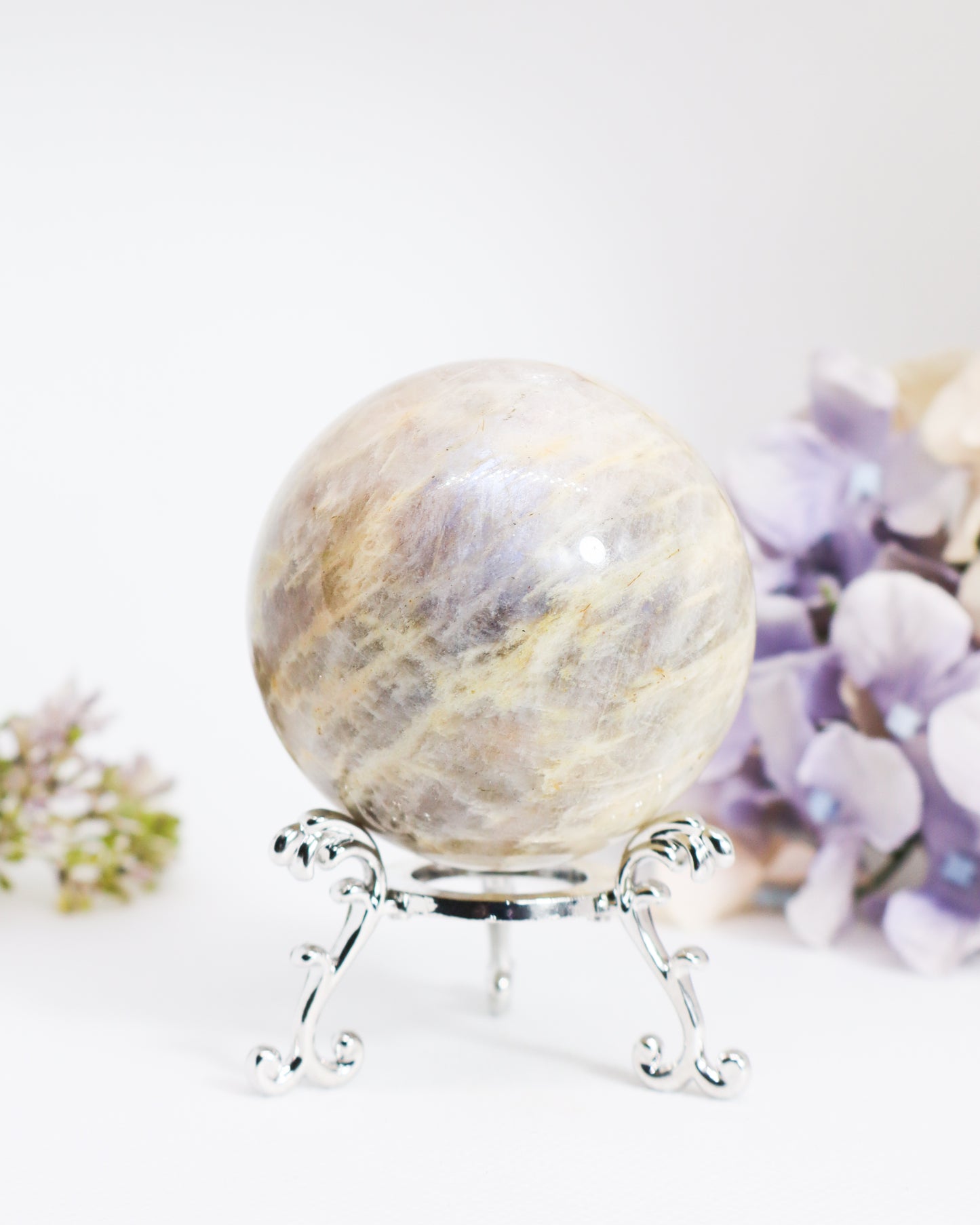 Sunstone Moonstone Sphere #4