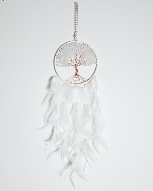 White Calcite Dreamcatcher