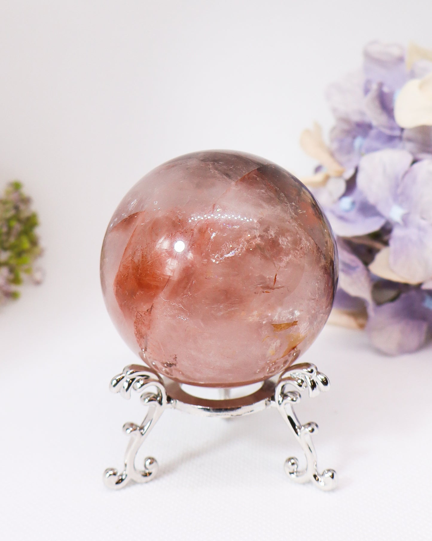 Fire Quartz Sphere #3