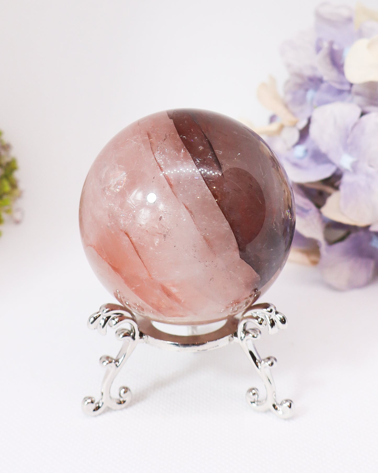 Fire Quartz Sphere #3