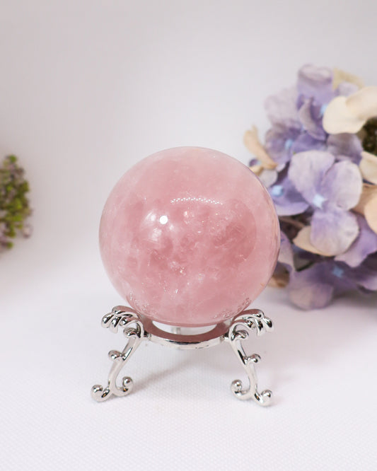 Rose Quartz Sphere #3