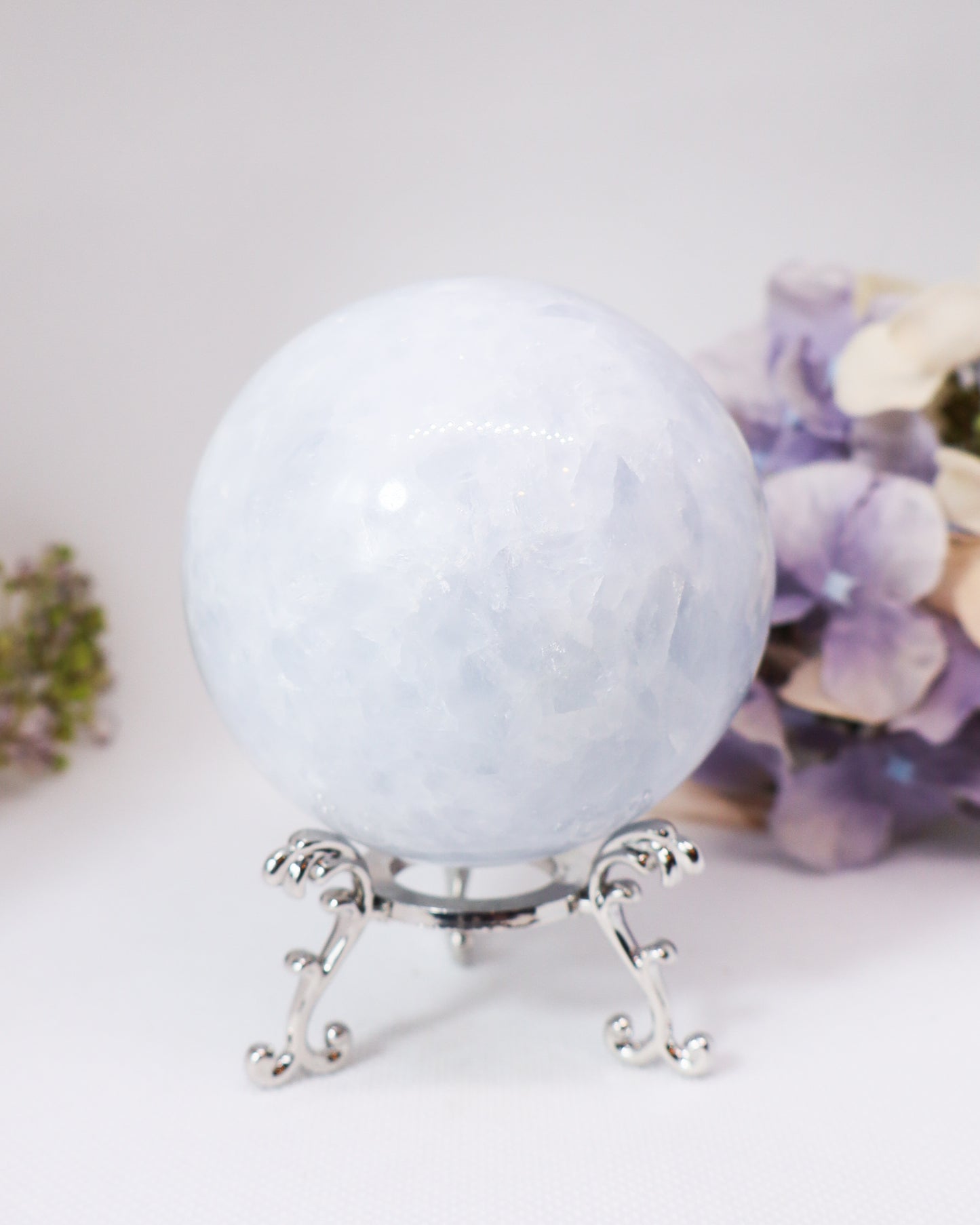 Blue Calcite Sphere #8