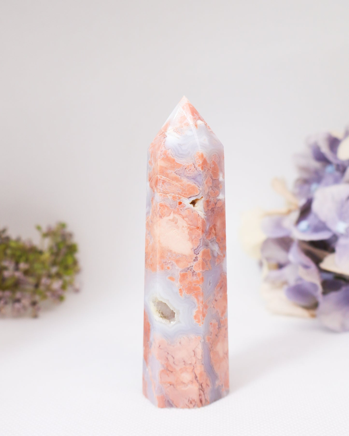 Pink Agate Tower #10