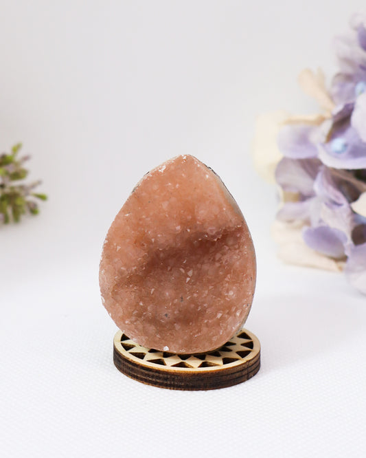 Amethyst Sugar Druzy Egg #3