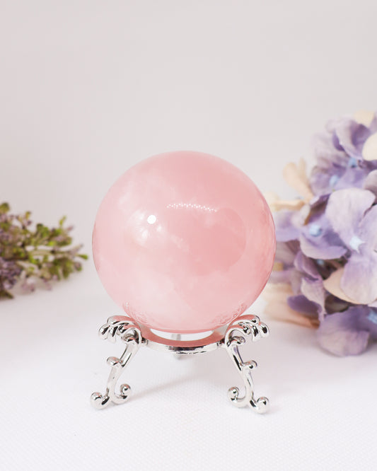 Rose Quartz Sphere #4