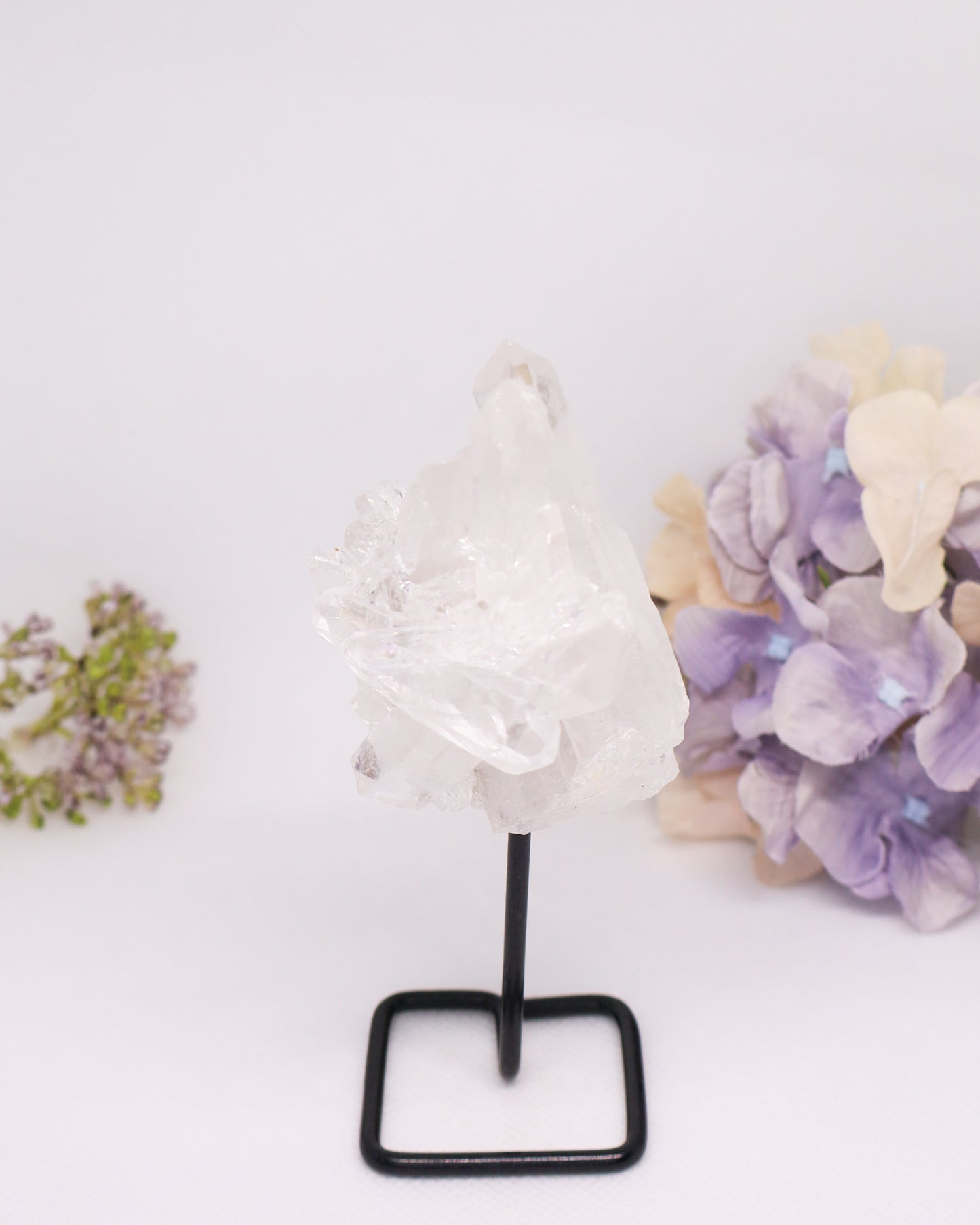 Clear Quartz Cluster on Stand #1