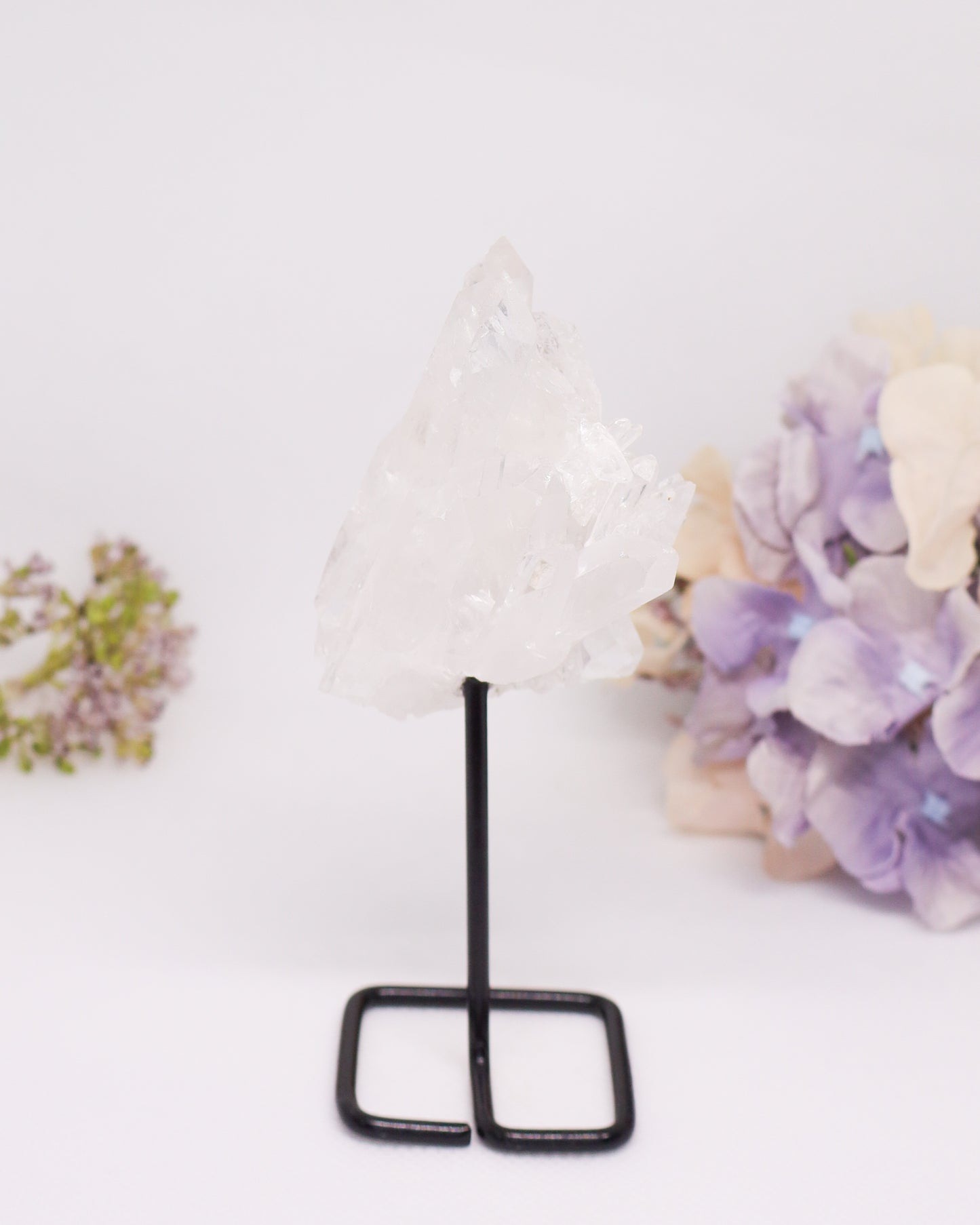 Clear Quartz Cluster on Stand #1