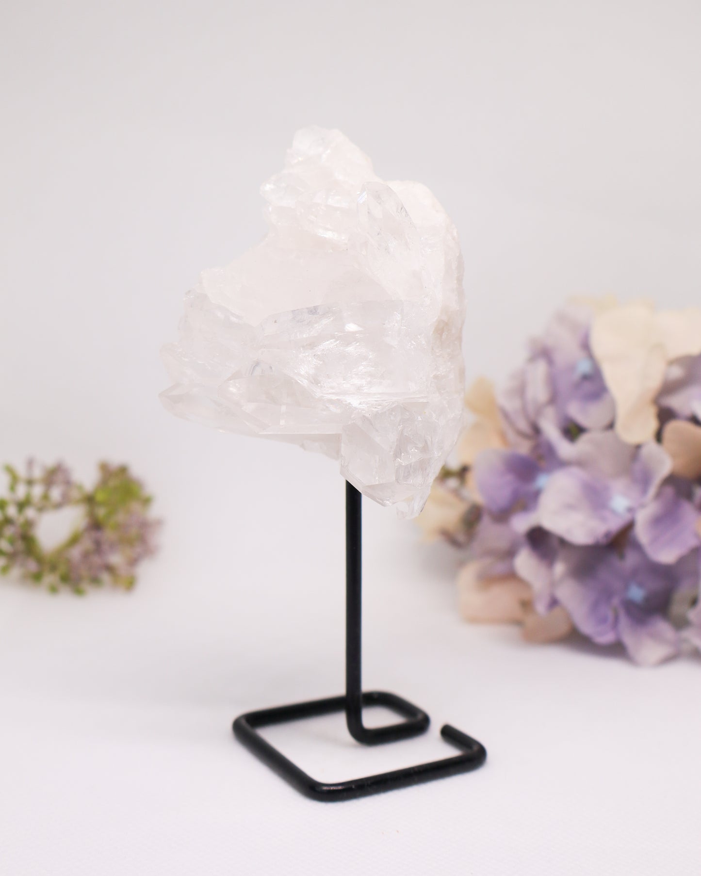 Clear Quartz Cluster on Stand #2