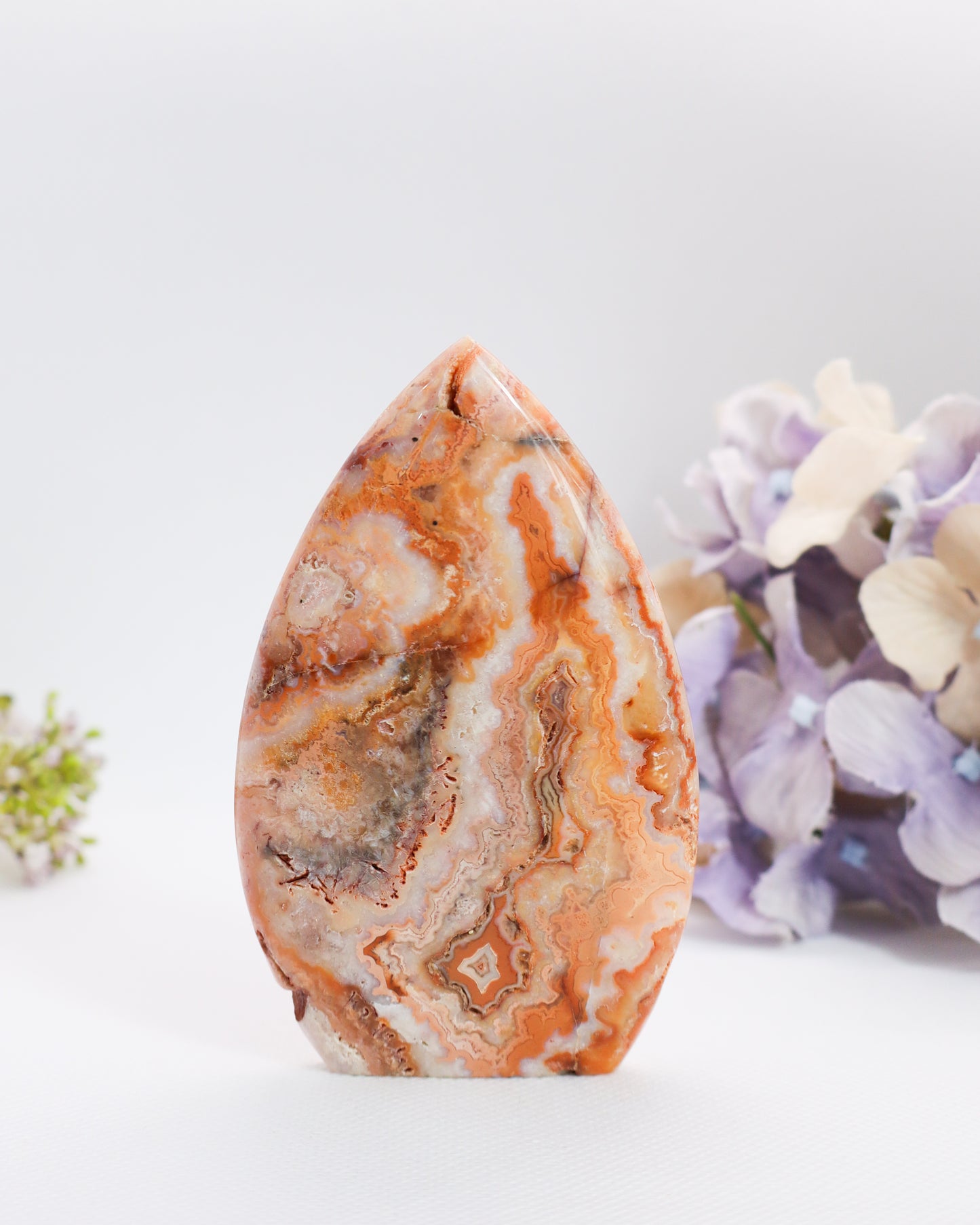 Pink Crazy Lace Agate Flame #1