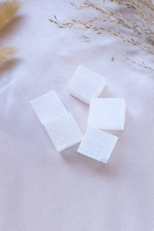 Raw Selenite Cubes