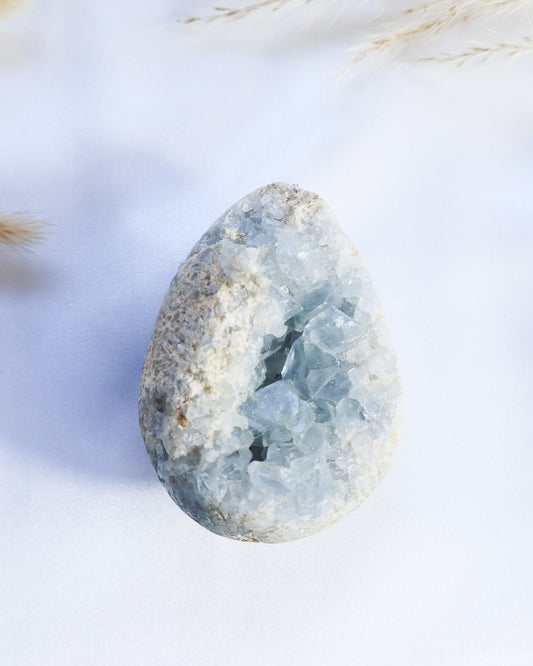 Celestite Cluster Egg #4